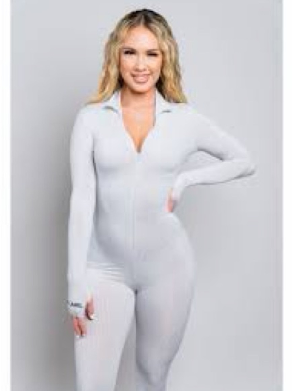 BRAND NEW Lucky Label Ribbed Long Sleeve Jumpsuit Onesie - Size S